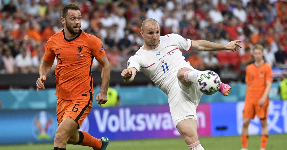 Stefan De Vrij Michael Kremncik Netherlands Czech Republic Euro 2020