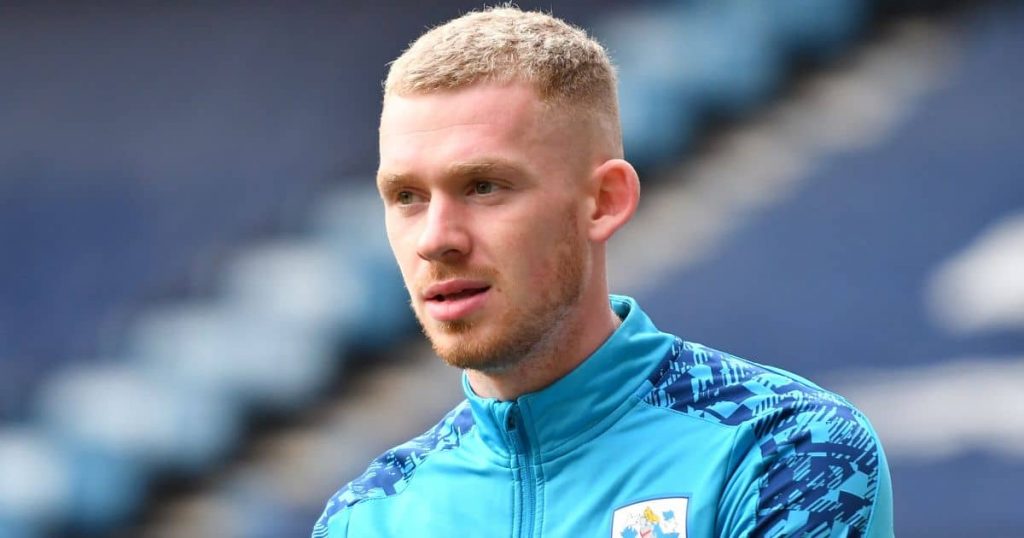 Lewis O'Brien during the Sky Bet Championship match between Millwall and Huddersfield Town at The Den