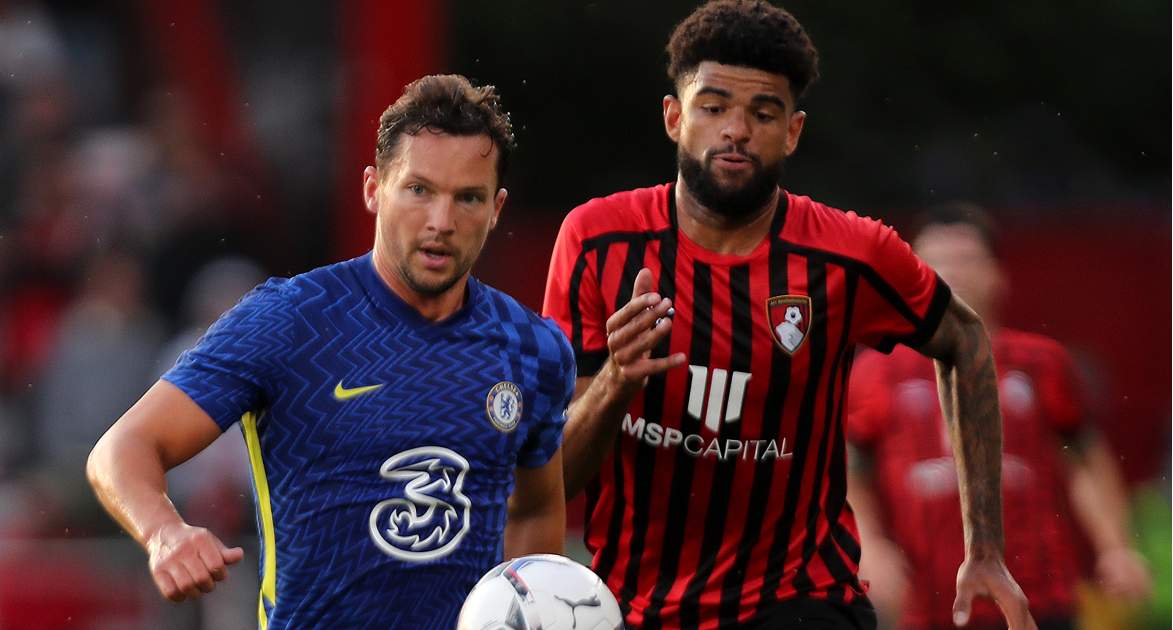 Danny Drinkwater and Philip Billing during Bournemouth vs Chelsea, July 2021