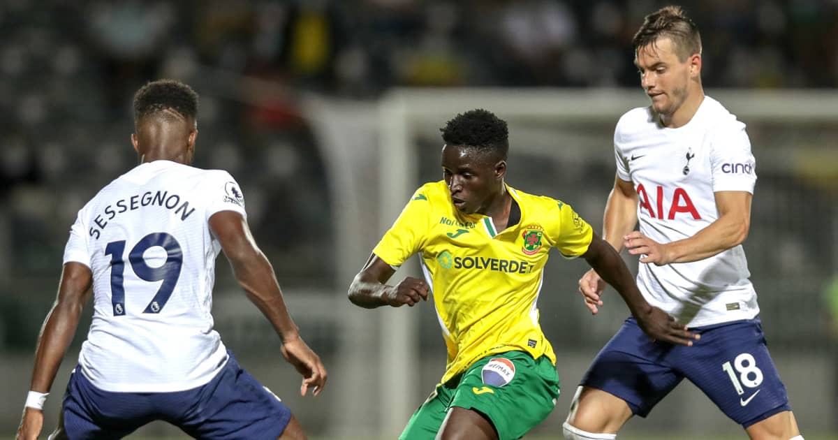 Tottenham duo Ryan Sessegnon and Giovani Lo Celso in UEFA Conference League action 2021 Tottenham duo Ryan Sessegnon and Giovani Lo Celso in UEFA Conference League action 2021