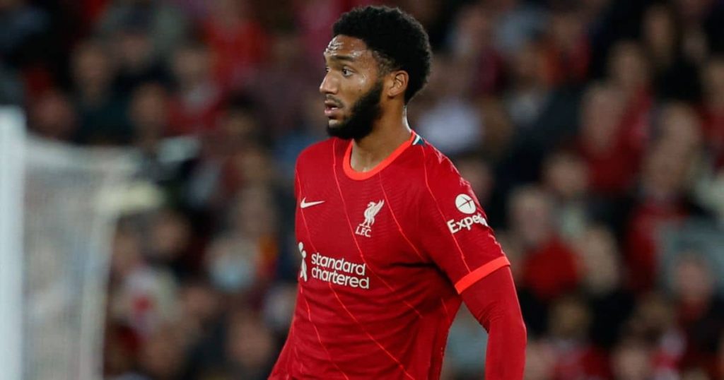 Joe Gomez Liverpool September 2021
