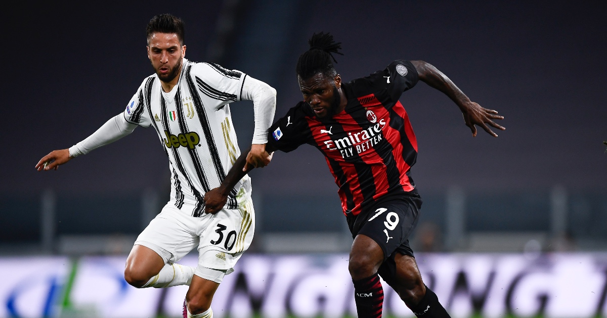 AC Milan star Franck Kessie battles Juventus midfielder Rodrigo Bentancur in Serie A clash Franck Kessie Liverpool Man Utd