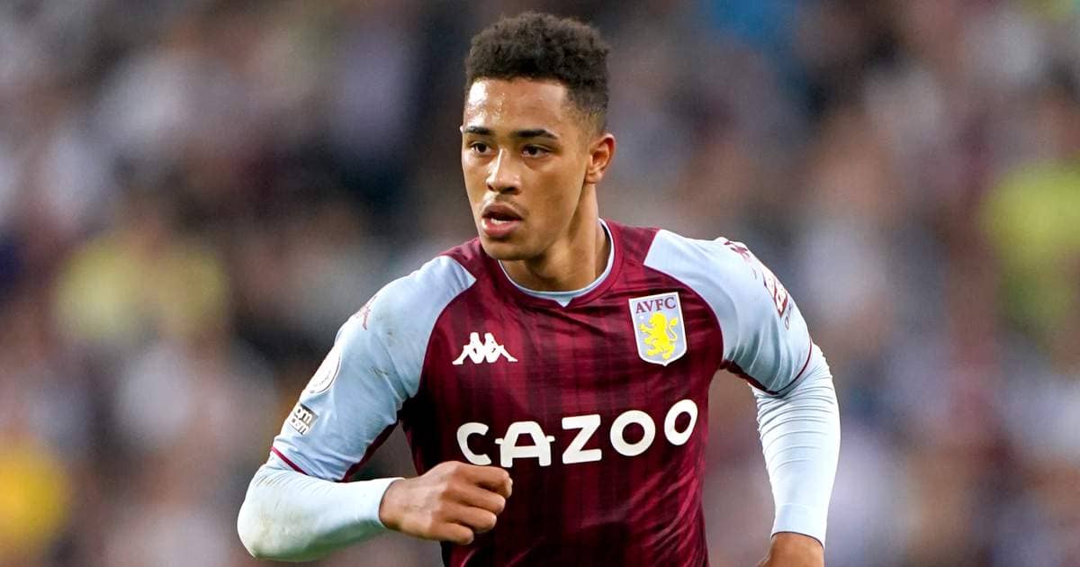 Jacob Ramsey during match between Aston Villa and Everton