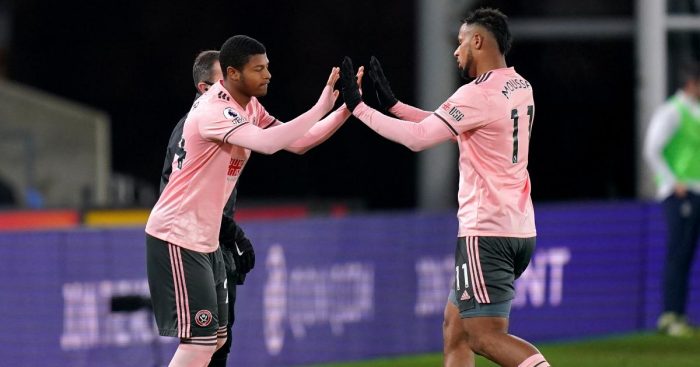 Rhian Brewster replaces Lys Mousset for Sheffield United