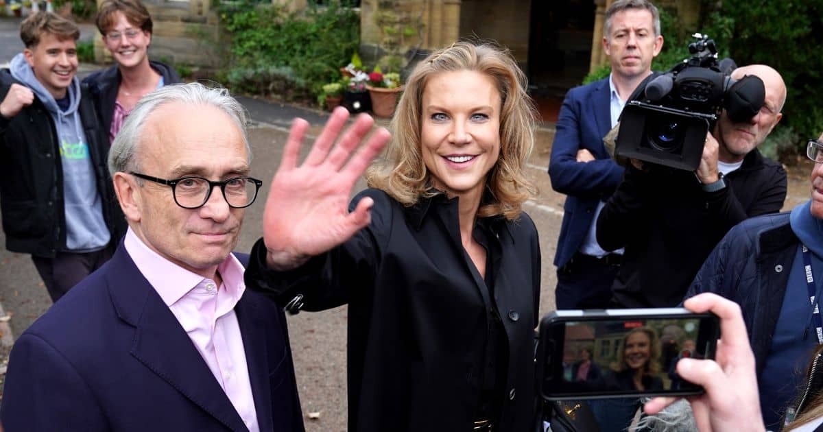Amanda Staveley waves to the camera after the takeover of Newcastle was approved, October 2021 Amanda Staveley, Newcastle takeover