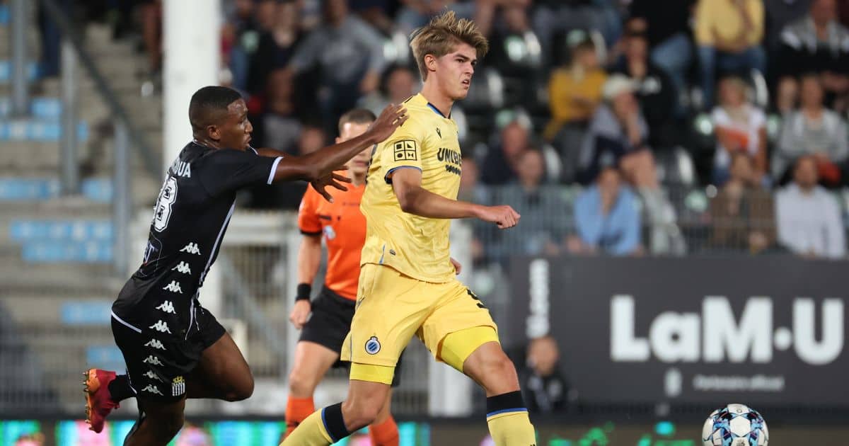 Charles de Ketelaere, Jackson Tchatchoua Charleroi v Club Brugge, September 2021