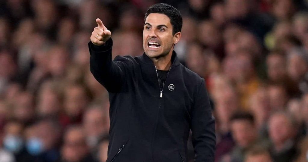 Mikel Arteta Arsenal v Crystal Palace