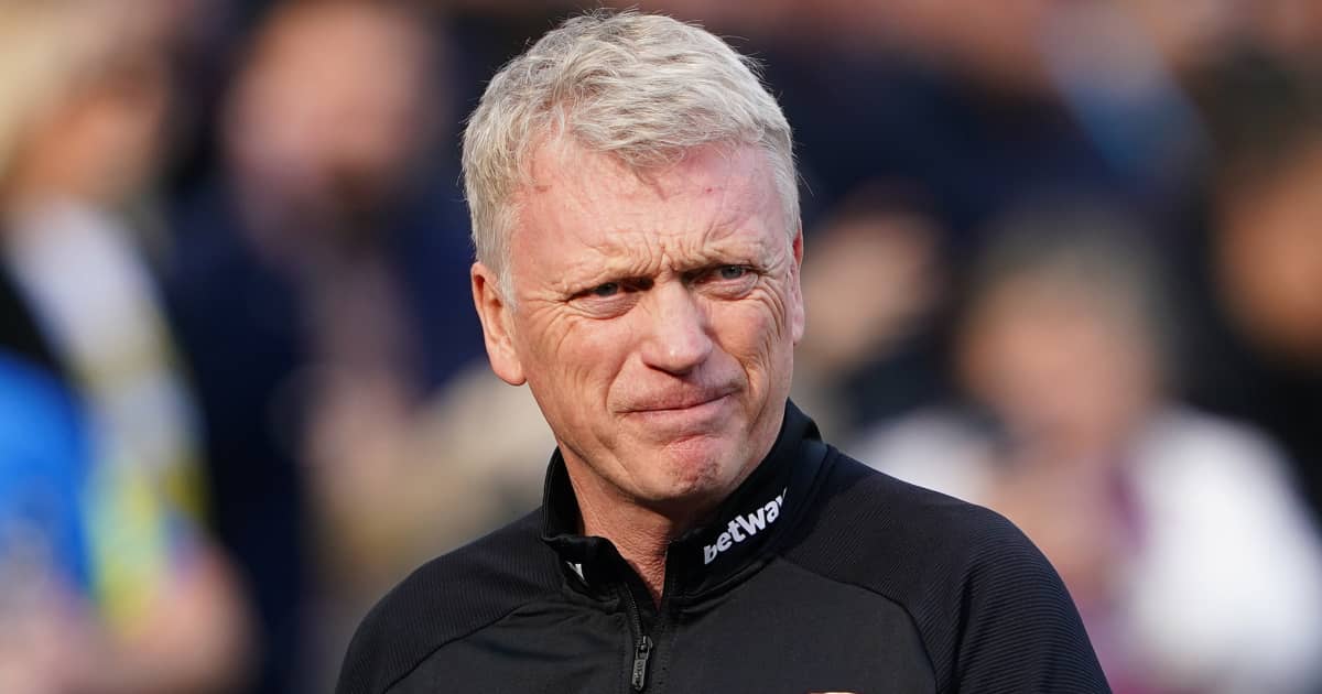 West Ham manager David Moyes 2021