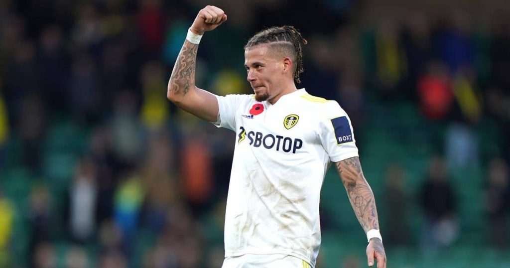 Kalvin Phillips Norwich v Leeds October 2021