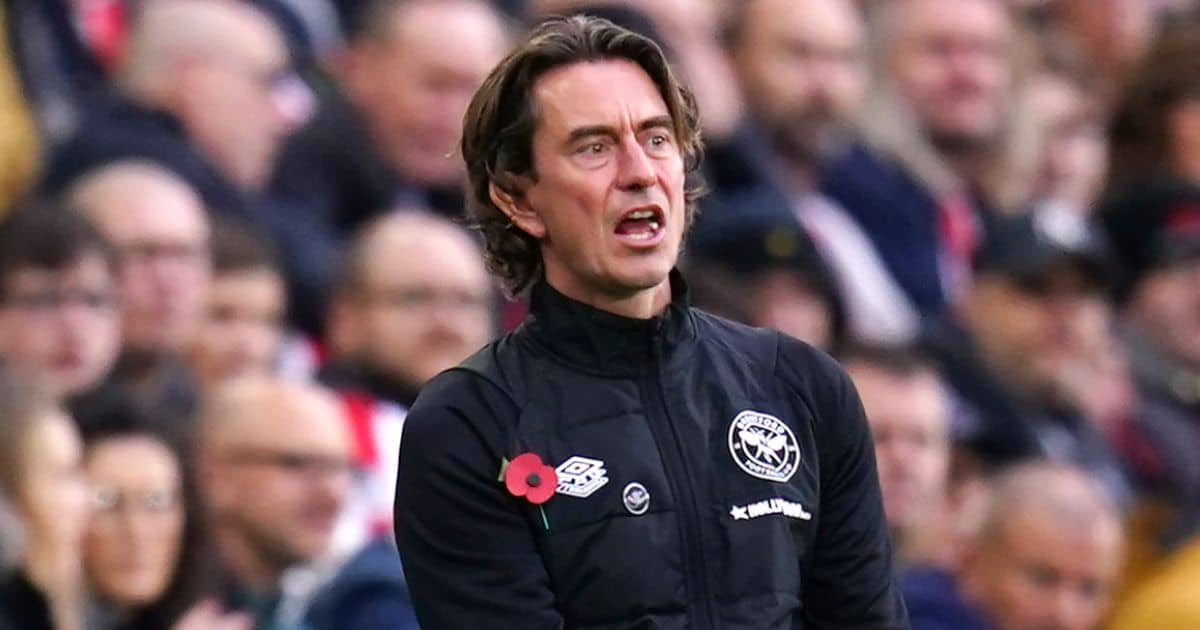 Thomas Frank managing Brentford