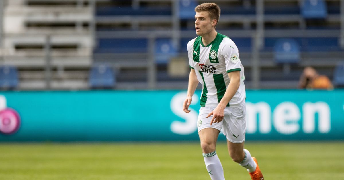 FC Groningen player Bjorn Meijer during the match PEC Zwolle FC Groningen player Bjorn Meijer during the match PEC Zwolle
