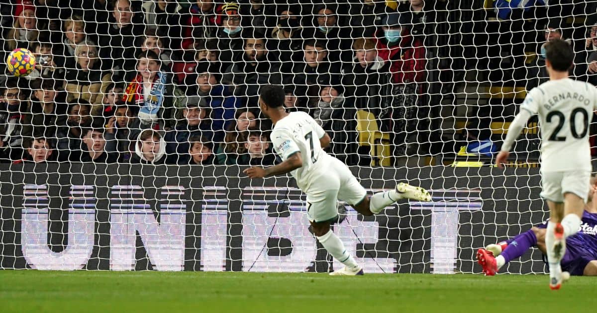 Raheem Sterliing scores.v Watford Manchester.City 2021 TEAMtalk1 Raheem Sterliing scores.v Watford Manchester.City 2021 TEAMtalk1