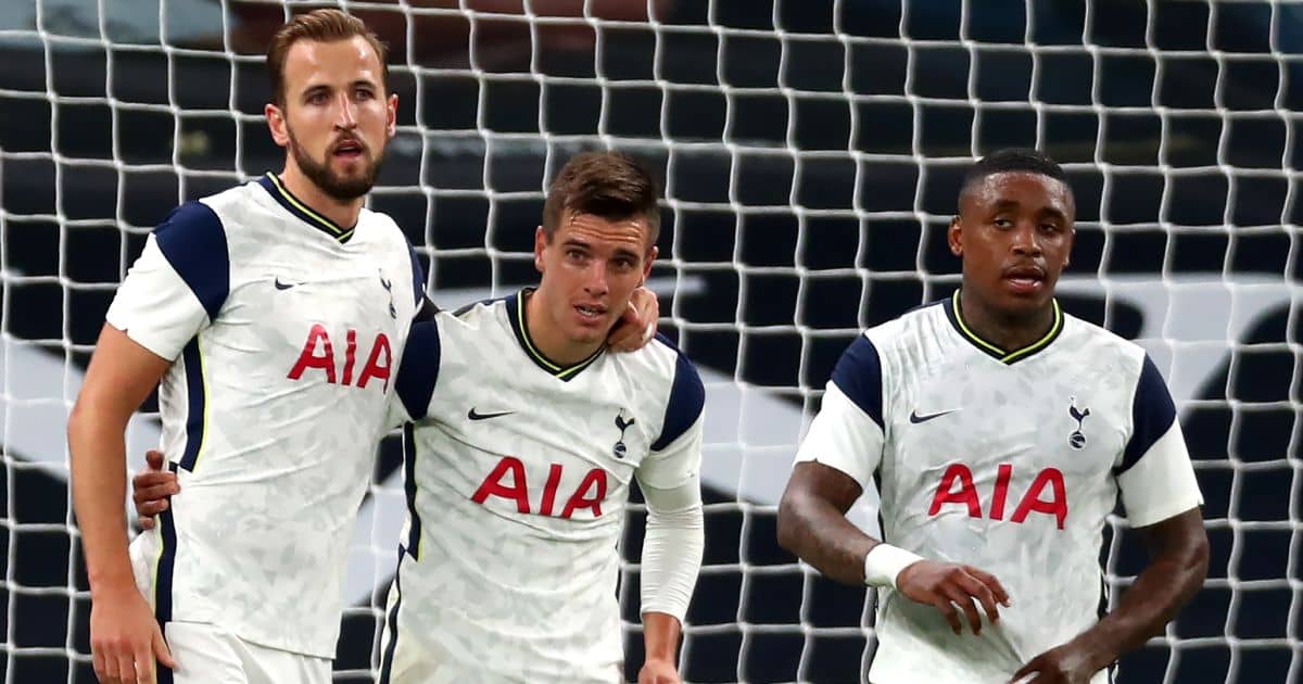 Harry Kane, Giovani Lo Celso, Steven Berwijn, Tottenham celeb in Europa League Harry Kane, Giovani Lo Celso, Steven Berwijn, Tottenham celeb in Europa League