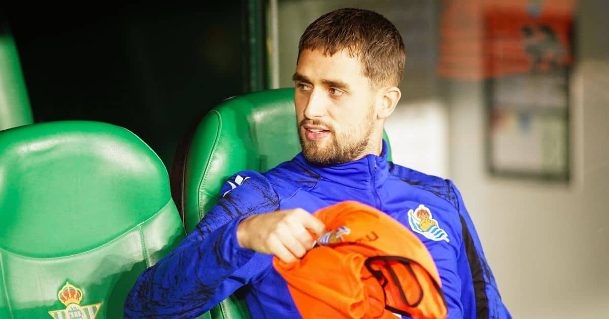 Adnan Januzaj Real Sociedad bench December 2021 Adnan Januzaj Real Sociedad bench December 2021