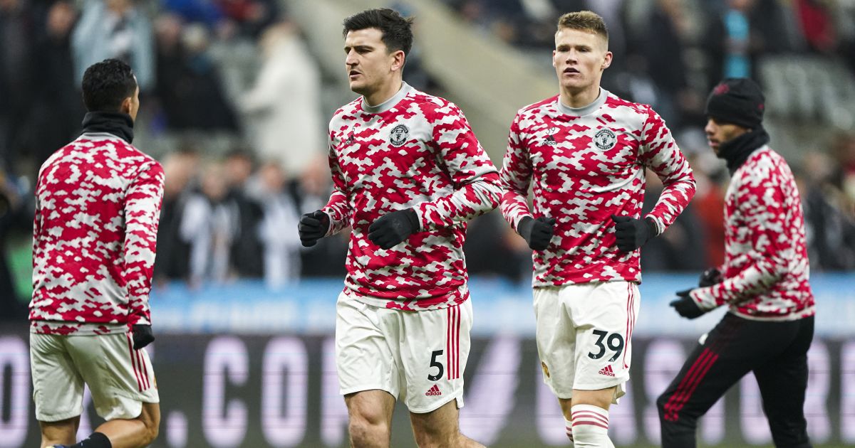 Harry Maguire Scott McTominay Man Utd December 2021 Harry Maguire Scott McTominay Man Utd December 2021