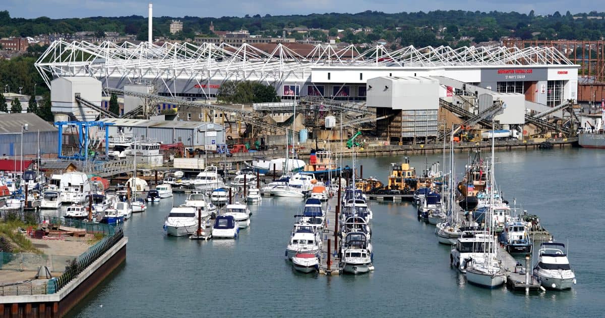 St Mary's Stadium, general view, home of Premier League side Southampton FC