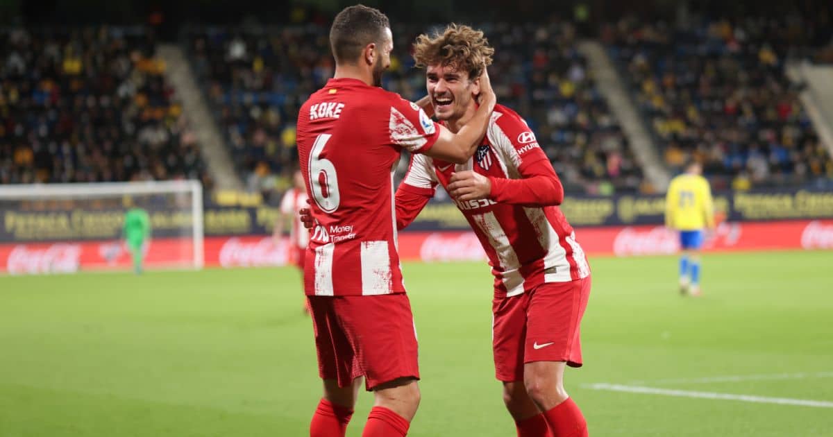 Antoine Griezmann Koke Atletioco Madrid November 2021