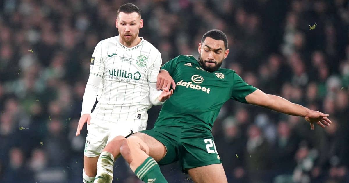 Cameron Carter-Vickers, Martin Boyle Hibernian v Celtic December 2021
