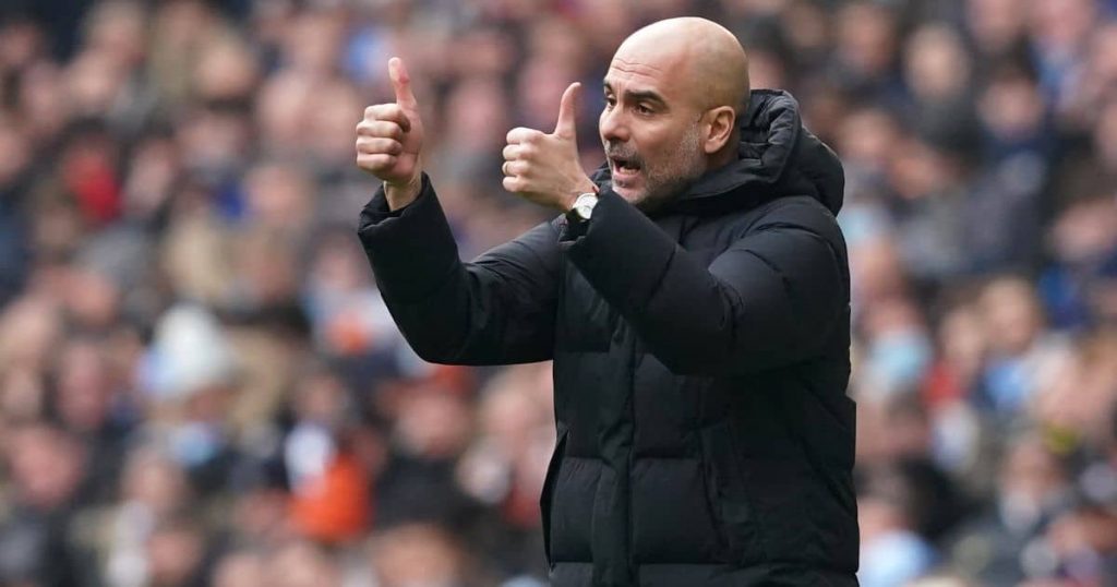 Pep Guardiola, Man City manager v Chelsea January 2022