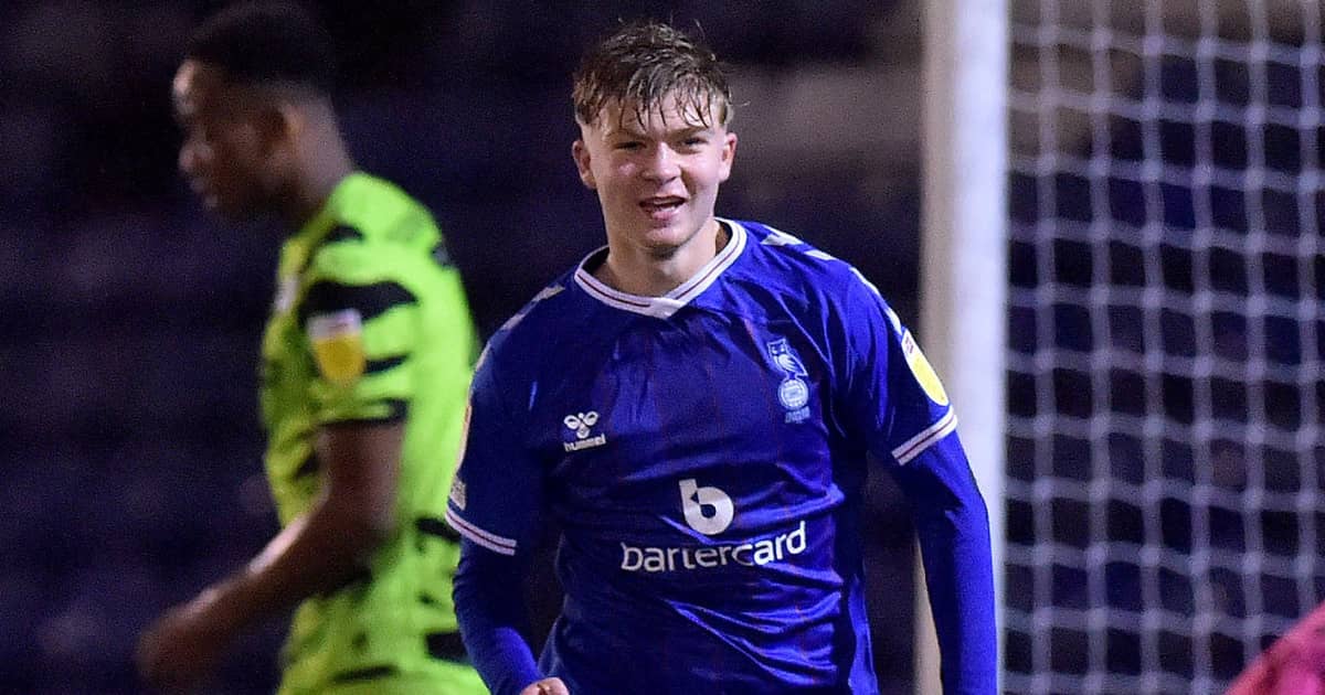 Harry Vaughan, Oldham Athletic, December 2021.