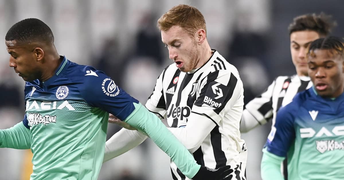 Dejan Kulusevski, Juventus, January 2022. Dejan Kulusevski, Juventus, January 2022.
