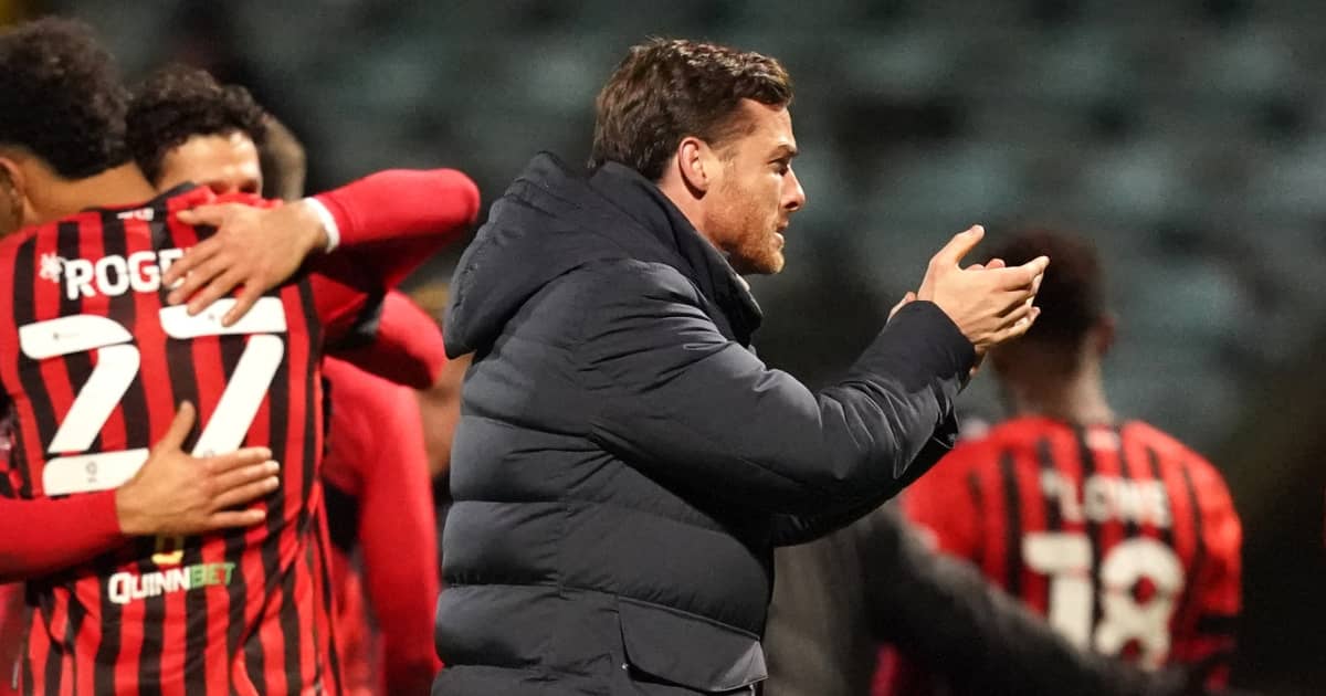 Scott Parker, Bournemouth, January 2022.