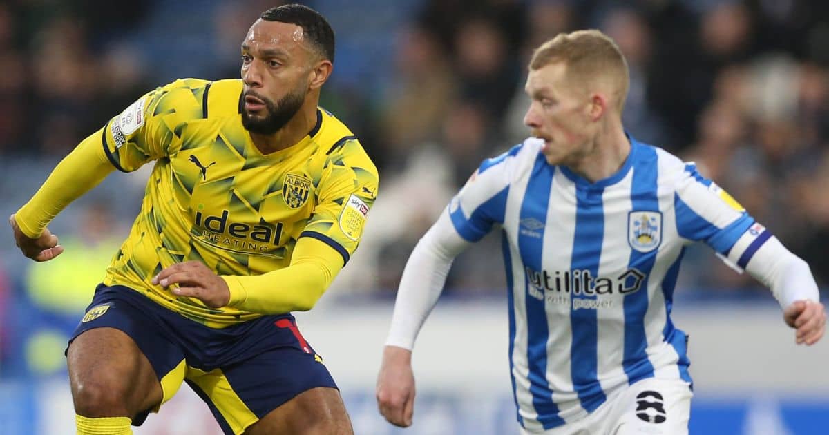 Matt Phillips, Lewis O'Brien Matt Phillips, Lewis O'Brien during Huddersfield v West Brom Championship clash at John Smith's Stadium