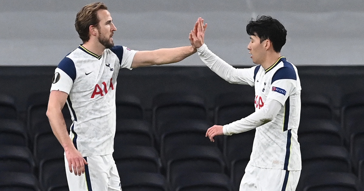Harry Kane, Son Heung-min of Tottenham