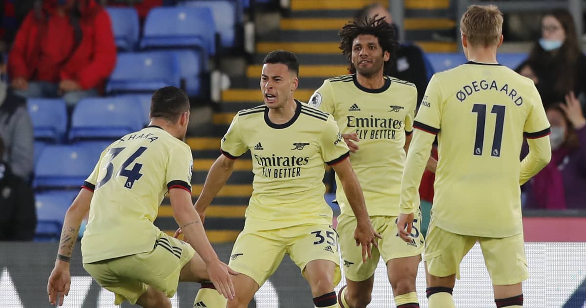 Arsenal quartet Granit Xhaka, Gabriel Martinelli, Mohamed Elneny and Martin Odegaard