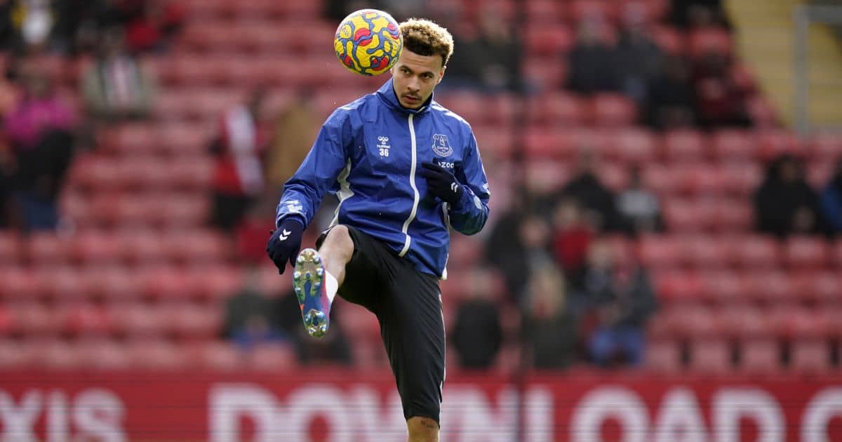 Dele Alli, Southampton v Everton February 2022
