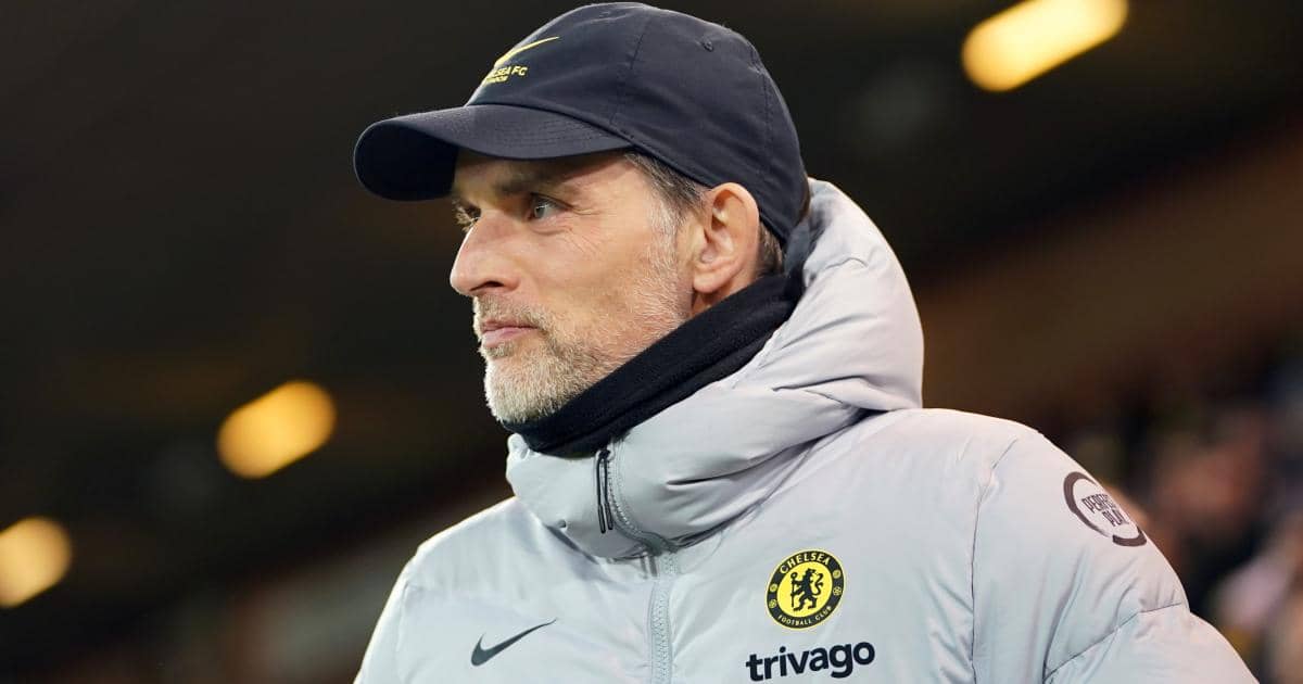 Thomas Tuchel watching a Chelsea match in March 2022 Thomas Tuchel watching a Chelsea match