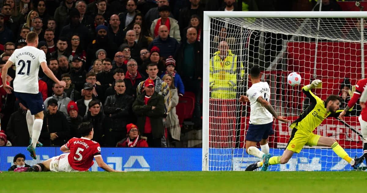 Tottenham star hammered for taunting Harry Maguire during Man Utd defeat