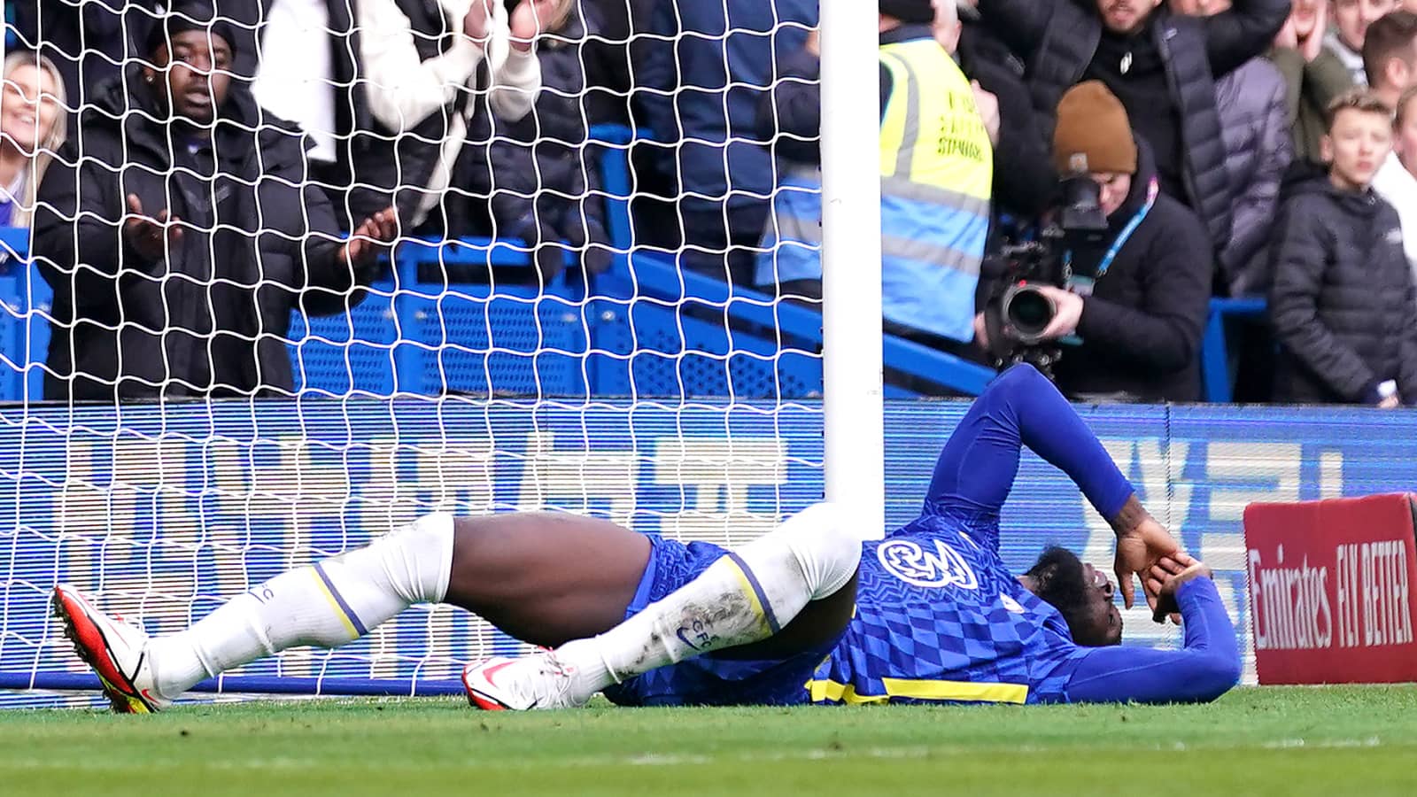 Romelu Lukaku, Chelsea, February 2022.