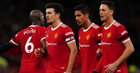 Paul Pogba, Harry Maguire, Raphael Varane, Nemanja Matic Man Utd