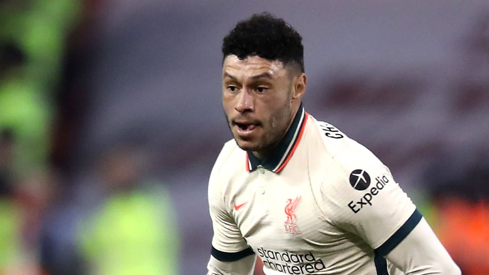 Alex Oxlade Chamberlain On The Ball For Liverpool In March 2022 