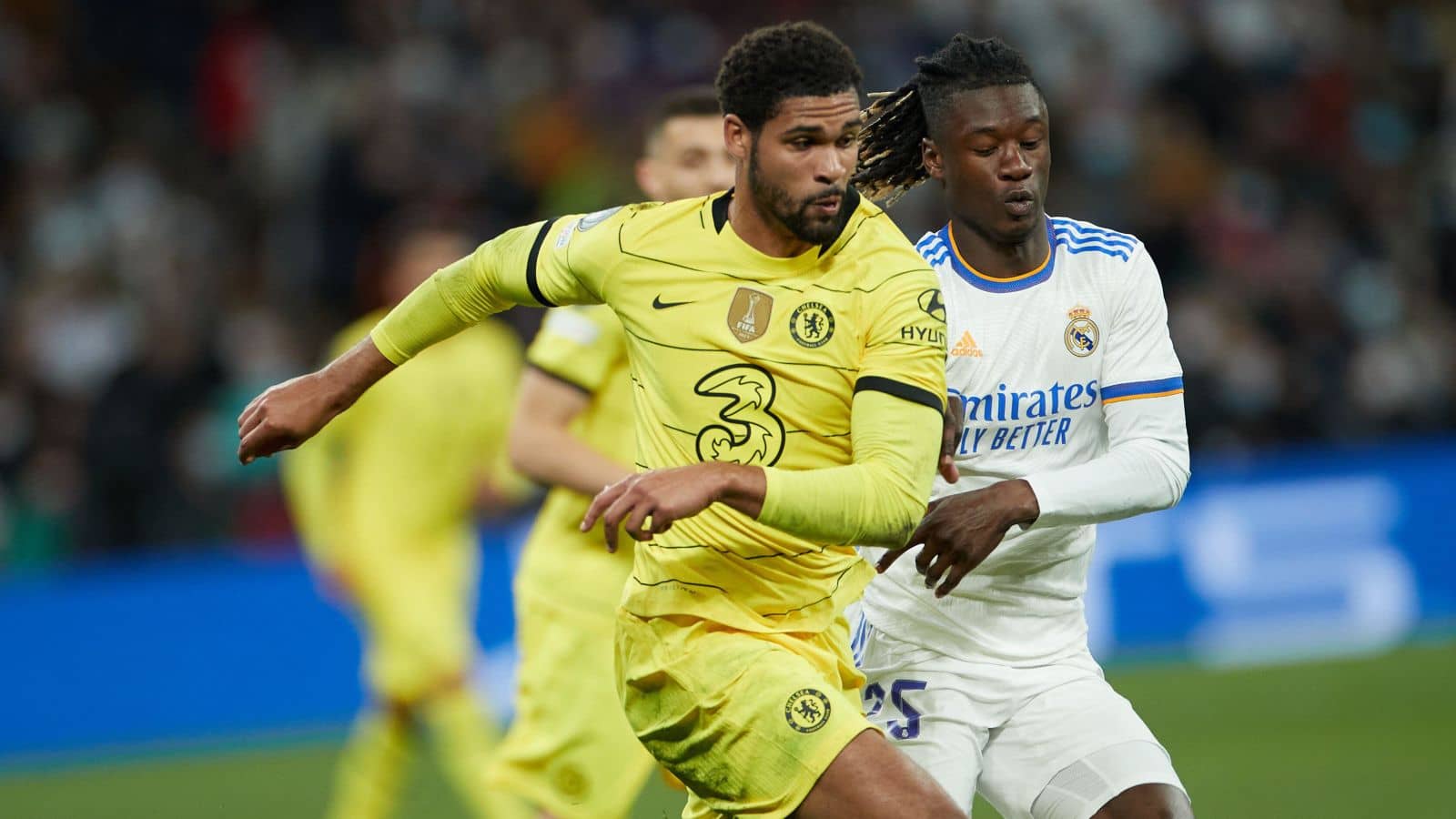 Ruben Loftus-Cheek, Eduardo Camavinga, Real Madrid v Chelsea, Champions League quarter-final second leg at Santiago Bernabeu