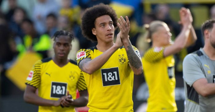 Borussia Dortmund midfielder Axel Witsel