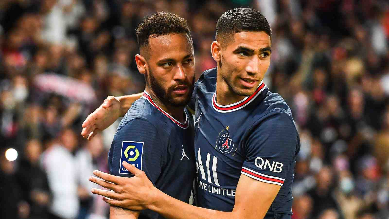 PSG right-back Achraf Hakimi names the three best strikers he has