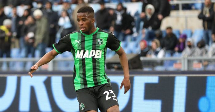 At Stadio Olimpico of Rome, SS Lazio beat Sassuolo 2-1 for the 31th game of Italian Serie A..In this picture: Hamed Traore