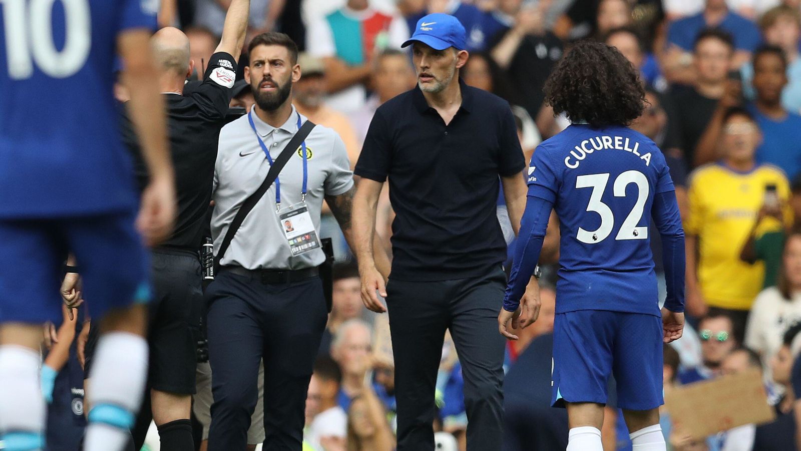 Thomas Tuchel sent off Tottenham August 2022 Thomas Tuchel sent off Tottenham August 2022