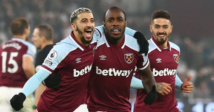 Michail Antonio, Manuel Lanzini and Saïd Benrahma
