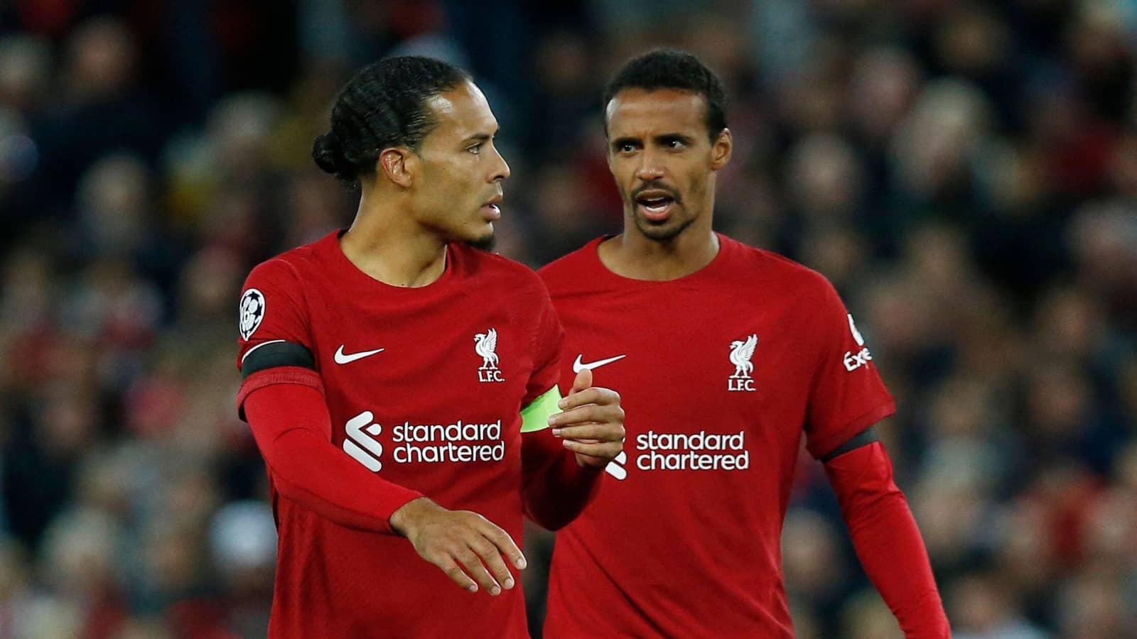 Virgil van Dijk and Joel Matip