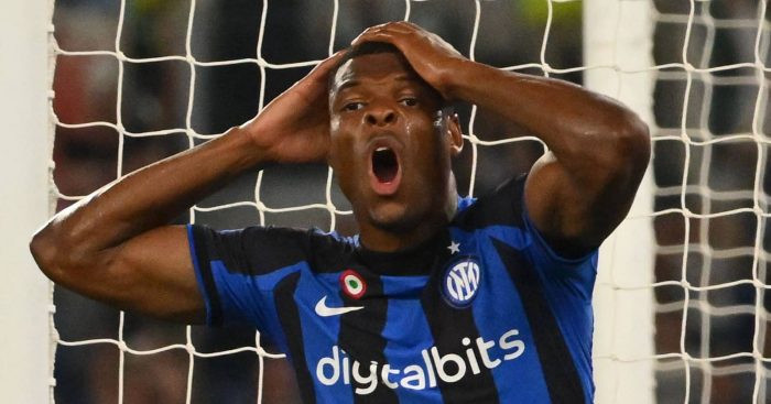 Inter Milan wing-back Denzel Dumfries