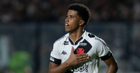 Vasco da Gama midfielder Andrey Santos