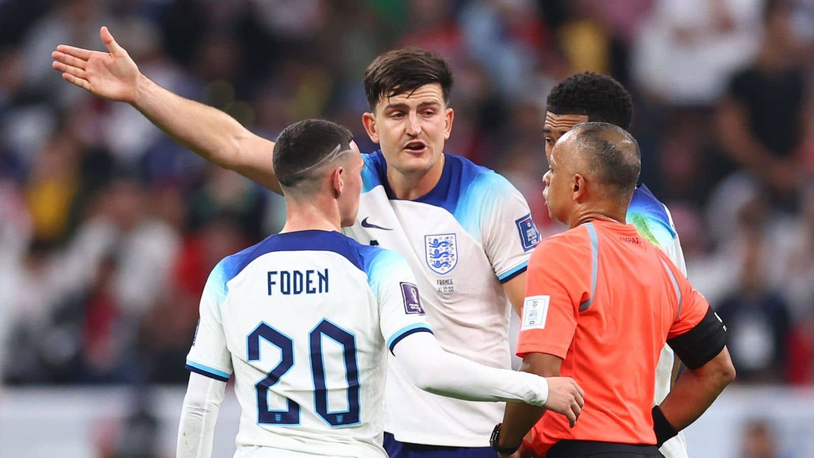 Harry Maguire, Gary Neville rip into 'joke' referee who had an 'absolute nightmare' in England World Cup exit