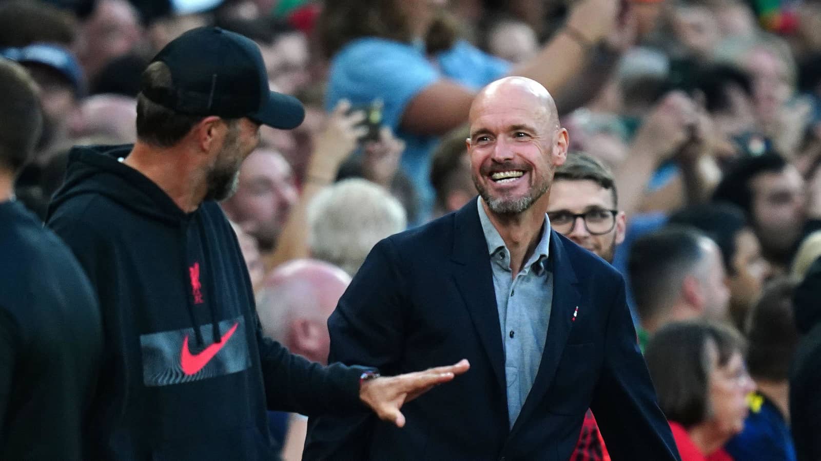 Liverpool manager Jurgen Klopp and Man United boss Erik ten Hag have joined hands to eliminate tragedy chanting.