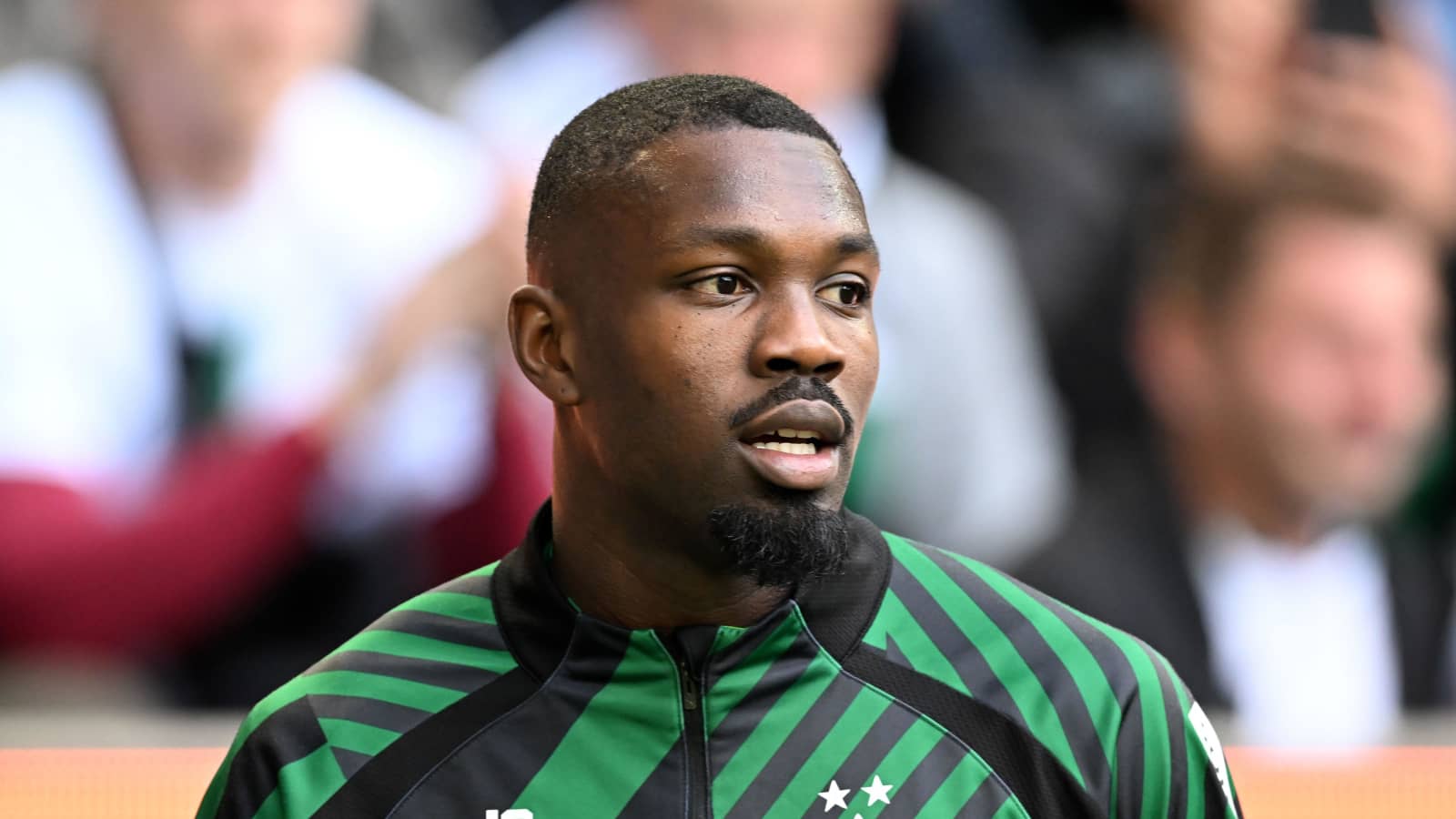 Borussia Monchengladbach striker Marcus Thuram