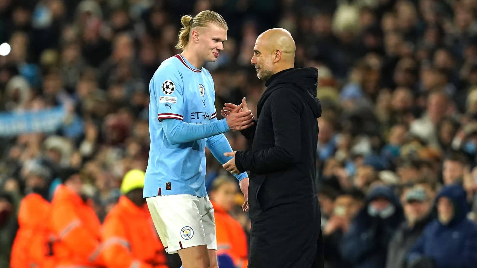 Pep Guardiola reveals why Erling Haaland so 'incredible' as superstar striker aims cheeky jibe at Man City boss