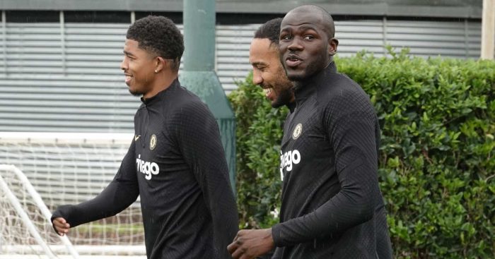Wesley Fofana, Pierre-Emerick Aubameyang and Kalidou Koulibaly