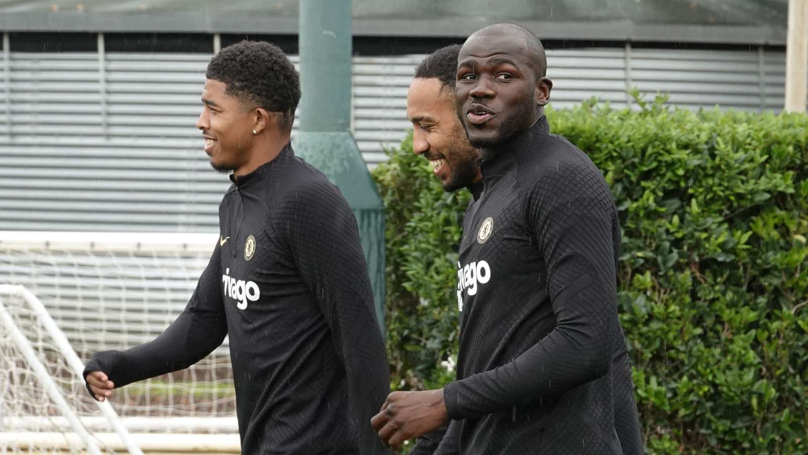 Wesley Fofana, Pierre-Emerick Aubameyang and Kalidou Koulibaly